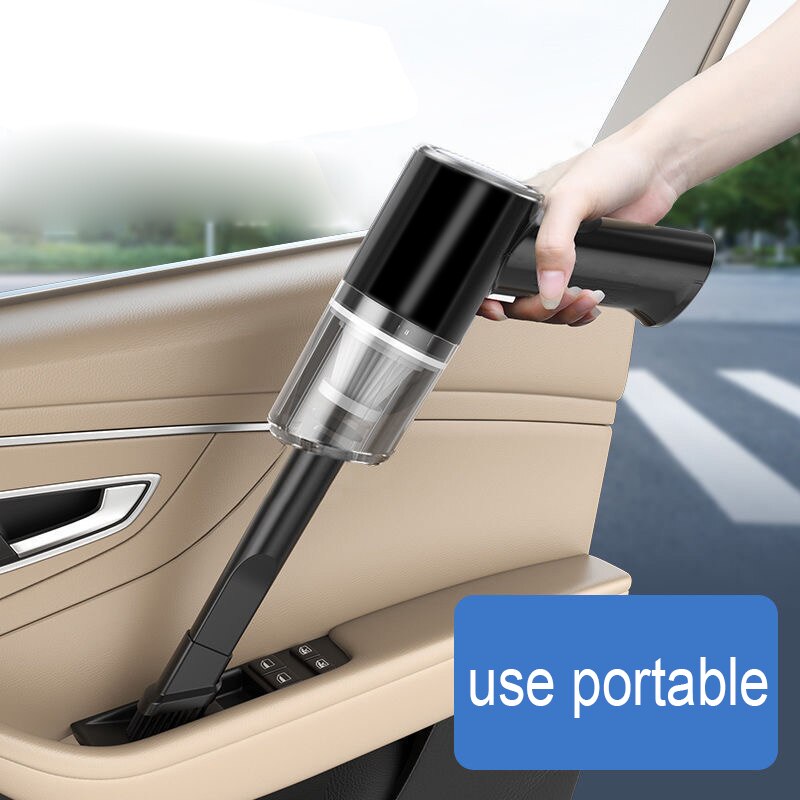 Wireless Car Vacuum Cleaner Mini Vacuum Cleaner Rechargeable Household Handheld Automatic Vacuum Cleaner