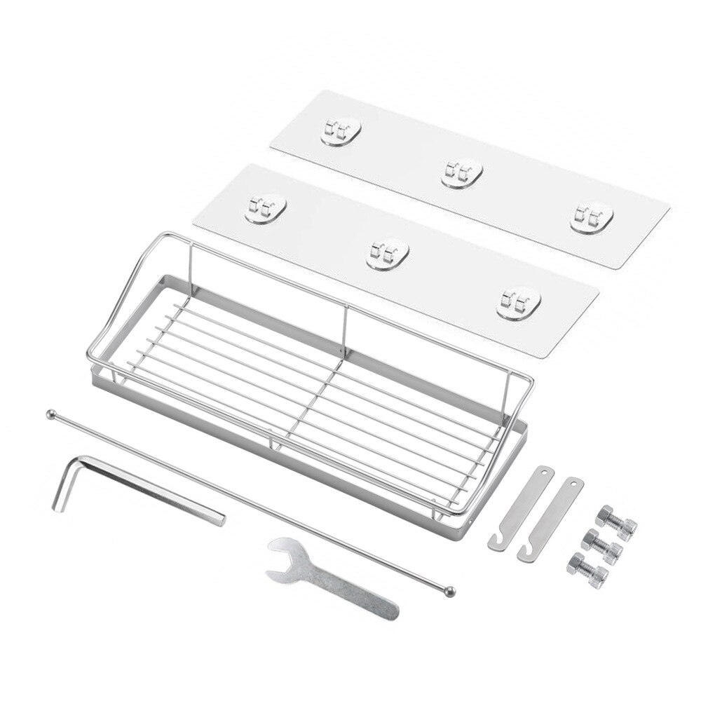 CHUBAN Multifunctional Stainless Steel Non Perforated Paper Towel Storage Rack In Bathroom, Toilet and Kitchen Towel Rack A125: 4