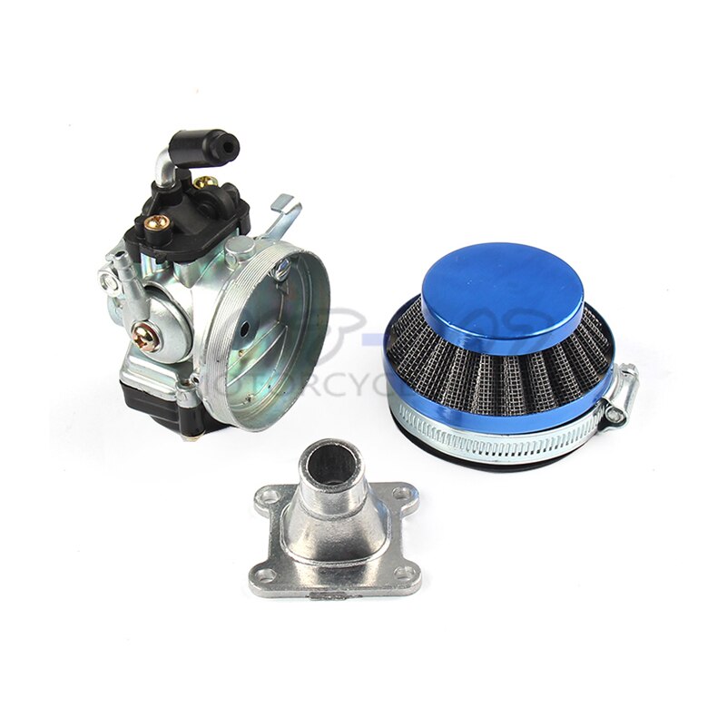 Racing 19mm karburator luftfilter samling carb 49cc 50cc 60cc 66cc 80cc 2 takt gas motoriseret cykel motor