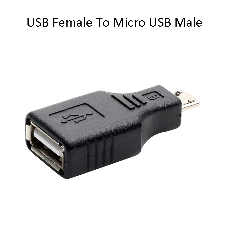 5 stk usb mini usb 5 pin han hun til micro usb usb han hun stik adapter skifter konverter adapter: Usb f til mikro m