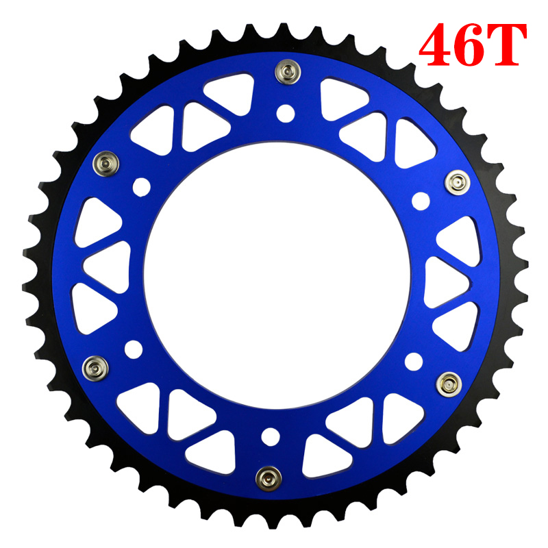 45 T-52 T Motorfiets Achtertandwiel Voor SX SX-F 125 144 150 200 250 350 300 360 380 520 500 525 505 400 440 450 Racing Zes Dagen: Donkergrijs