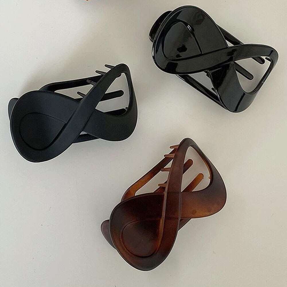 Women Large Hair Clamp Hair Clip Seamless Plastic Duckbill Claw for Women Girls Simple Hairpins Styling Tools Hair Accessories