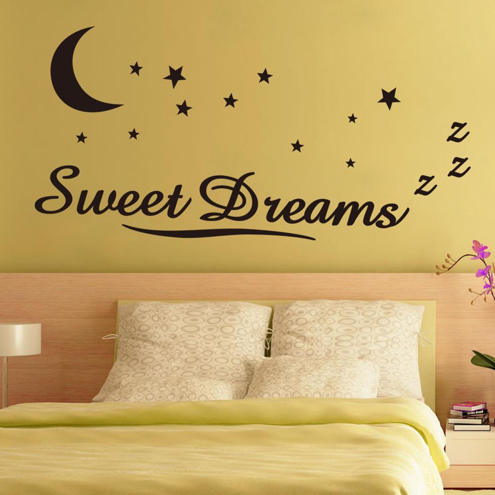 Sweet Dreams Sterren Muurstickers Home Decoratie Baby Nursery Slaapkamer Kids Muursticker Art Decal Stickers Behang