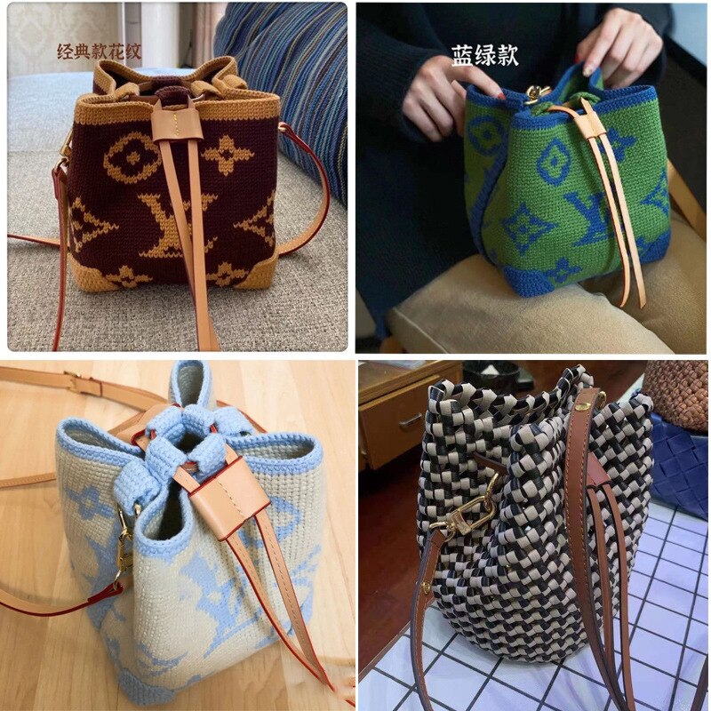 Mode Vrouwen Afneembare Pu Lederen Tas Band Dames Bucket Tassen Koord Bossen Rugzak Beam Pocket Accessoires Handvat