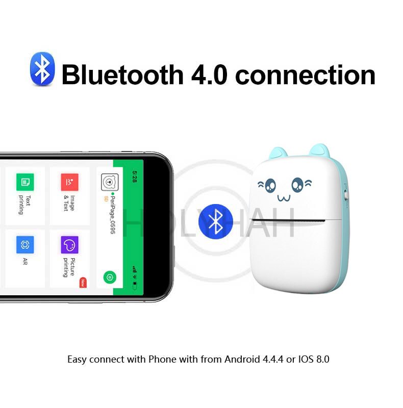 mini Kot C9 bezprzewodowy kieszonkowy rozmiar Bluetooth przenośny termiczny papier fotograficzny drukarka robić 58mm etykieta druku notatka android telefon z IOS