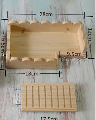 Platforma chomika ze schodami wiewiórki jeż smoczy kot taca równowaga złoty niedźwiedź z litego drewna pedał zabawka dla chomika drugie piętro: Ciemny khaki