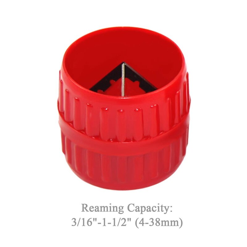 Buissnijder binnen-buitenruimerset voor 1/4 to 1-5/8 inch buis met ontbraamgereedschap voor koper en pvc