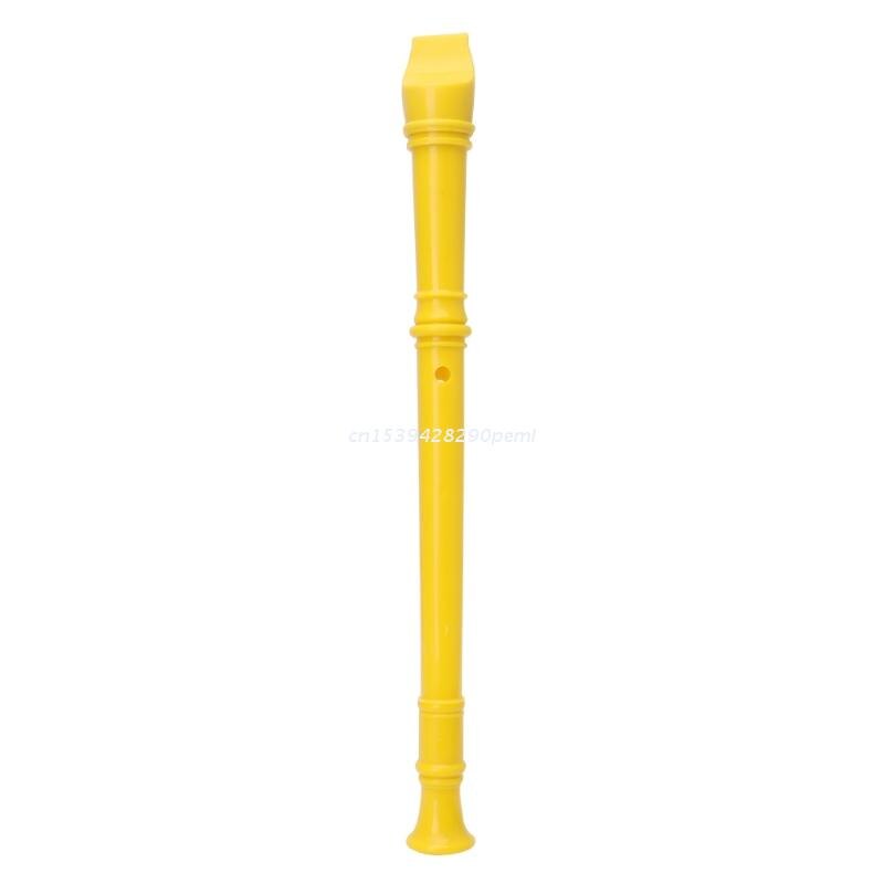 Plastic Instrument Musical Soprano Recorder Long Flute 8 Holes