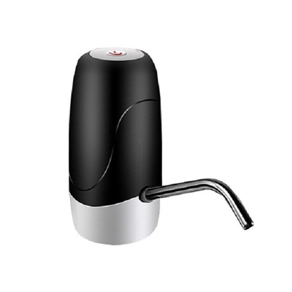 USB Charging Electric Automatic Pump Dispenser Double Motor Bottle Drinking Water Mute Automatic Pressure Pump For Home Office: black