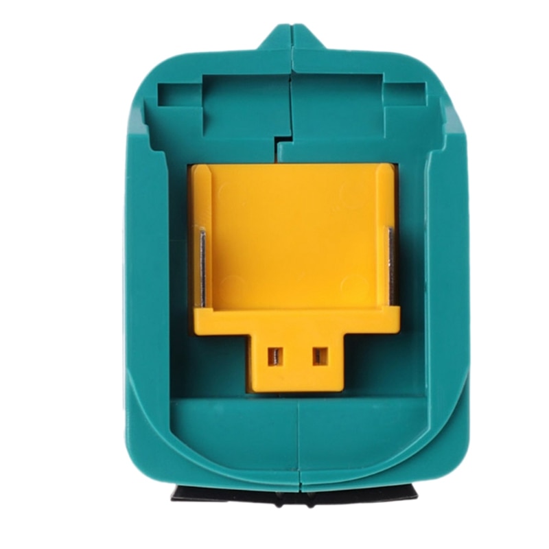 Full-Usb Power Opladen Adapter Converter Voor Makita Adp05 Bl1815 Bl1830 Bl1840 Bl1850 1415 14.4-18V Li-Ion batterij: Blue Green