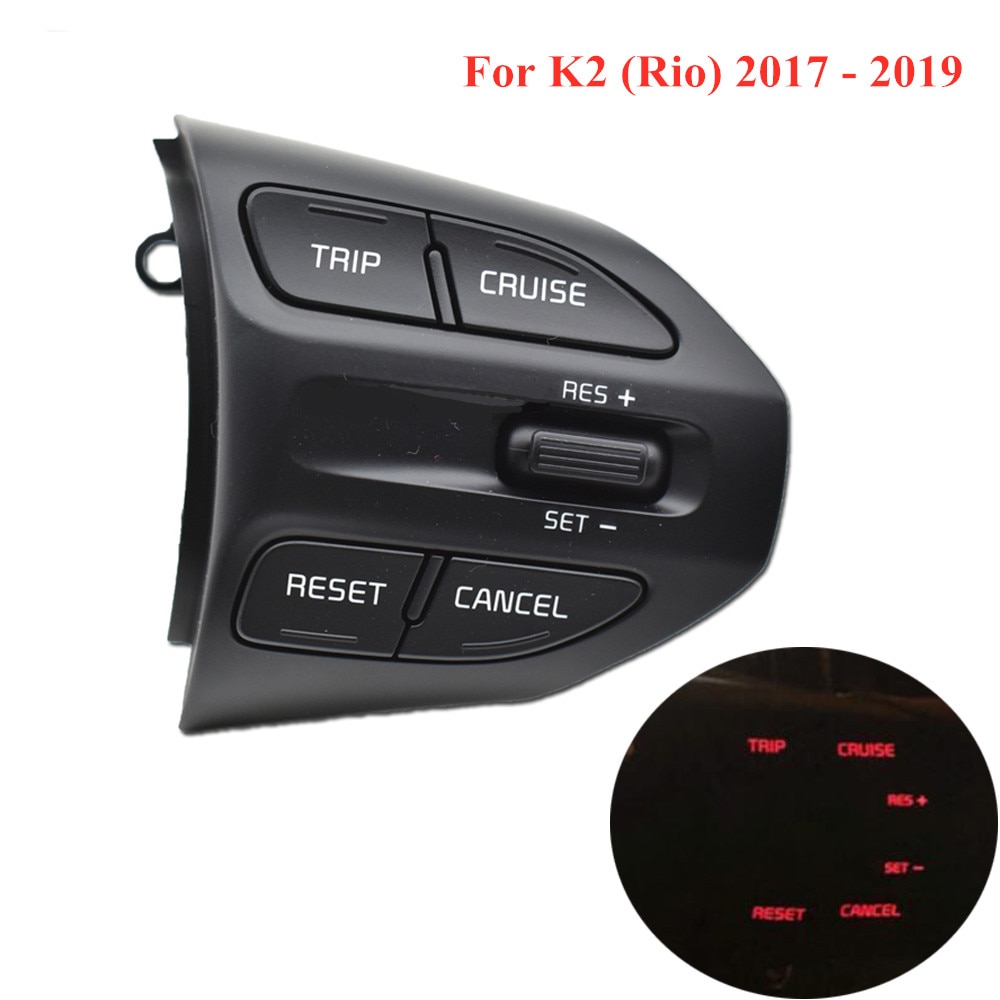 Multifunktionskontakt rat fartpilot volumen bluetooth knap til  k2 rio 4 kia rio x-line: Model a