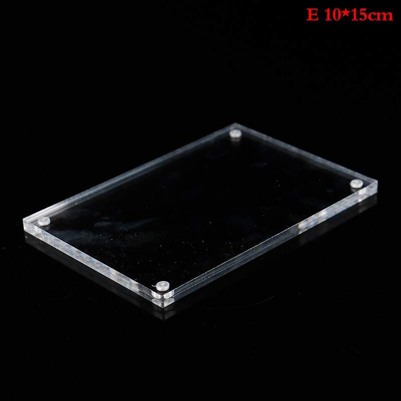 frames for pictures Christmas Acrylic Clear Photo Frame Crystal Picture Frame Bedroom Deck Decor: 10x15cm