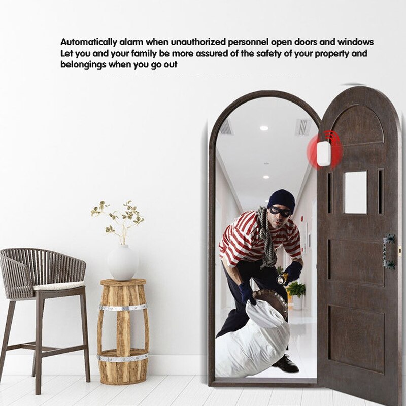 Ligent Anti-Diefstal Alarm, Wifi Deur Alarm, Netic Deur Remote Opening, kan Worden Gebruikt Met Ligent Gateway