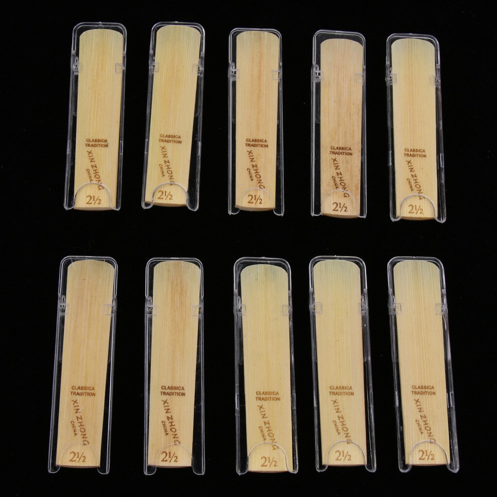 10Pcs Saxophone Reeds,Orchestral Strings Accessories For Replacementtenor Saxophone Reeds