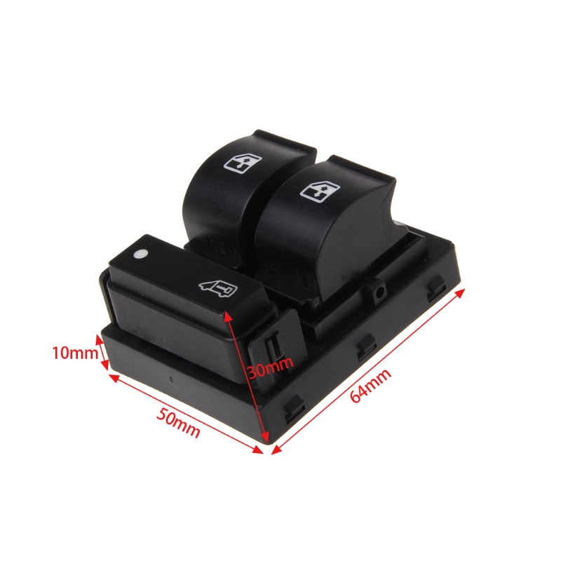 3 Buttons Power Master Window Switch Console Boxer For Fiat Ducato Doblo Peugeot Citroen Relay