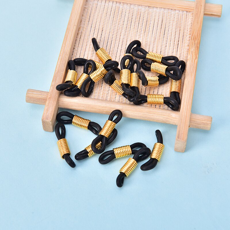 20pcs Strap Retainer End Loop Connector Ear Hook Eyeglasses Spectacles Chain Glasses Retainer Ends Rope Sunglasses Cord Holder
