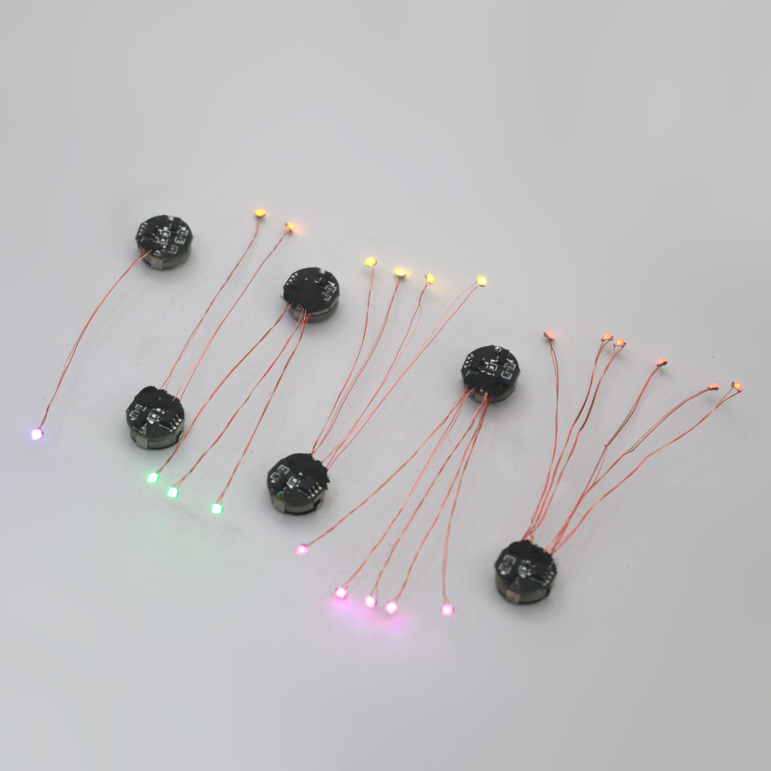 Wired 5cm Magnetic Control Lamp Led Magnetron Light Model W Battery Diy Car Toys Lighting Diorama Gunda Robots Christmas Tree