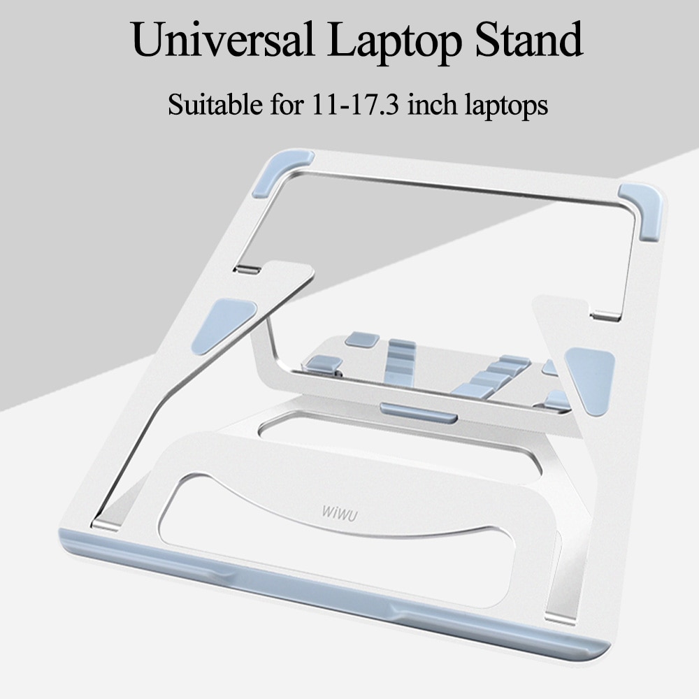 Wiwu Universele Laptop Stand Aluminium Lapdesks Voor Macbook Air Pro 11-16 Inch Verstelbare Cooling Ondersteuning Notebook Pc Tablet stand