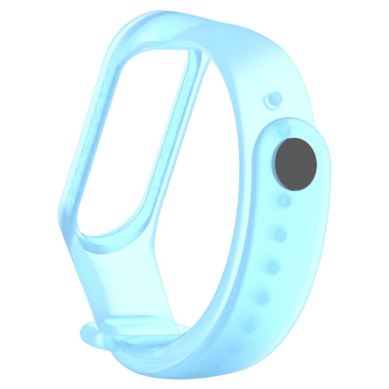 Transparent Wristband For Xiaomi Mi Band 5/6 Strap Silicone Wristband Bracelet Replacement For Xiaomi Band 6/5 NFC MiBand Strap