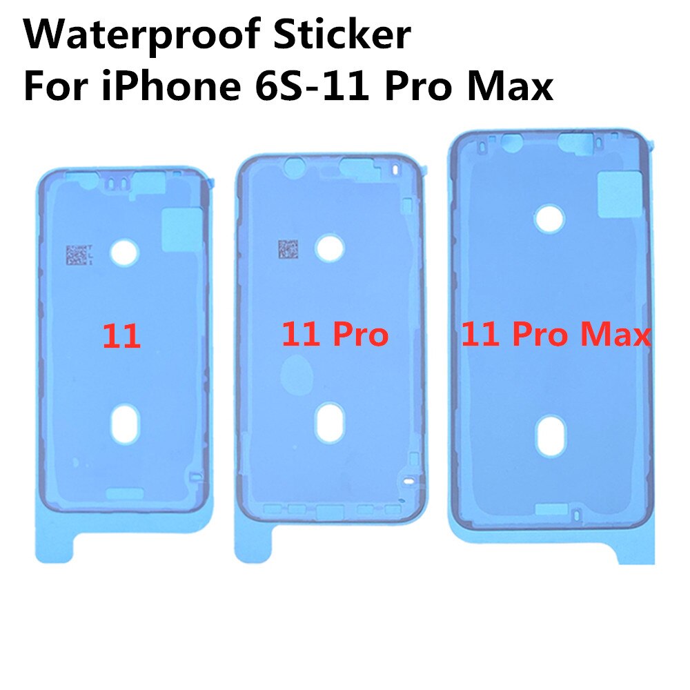 5 stücke Wasserdichte Aufkleber Für iPhone 11 Profi Plus 11Profi 11Proplus LCD Anzeige Rahmen Lünette Dichtung Klebeband Kleber 3M Klebstoff