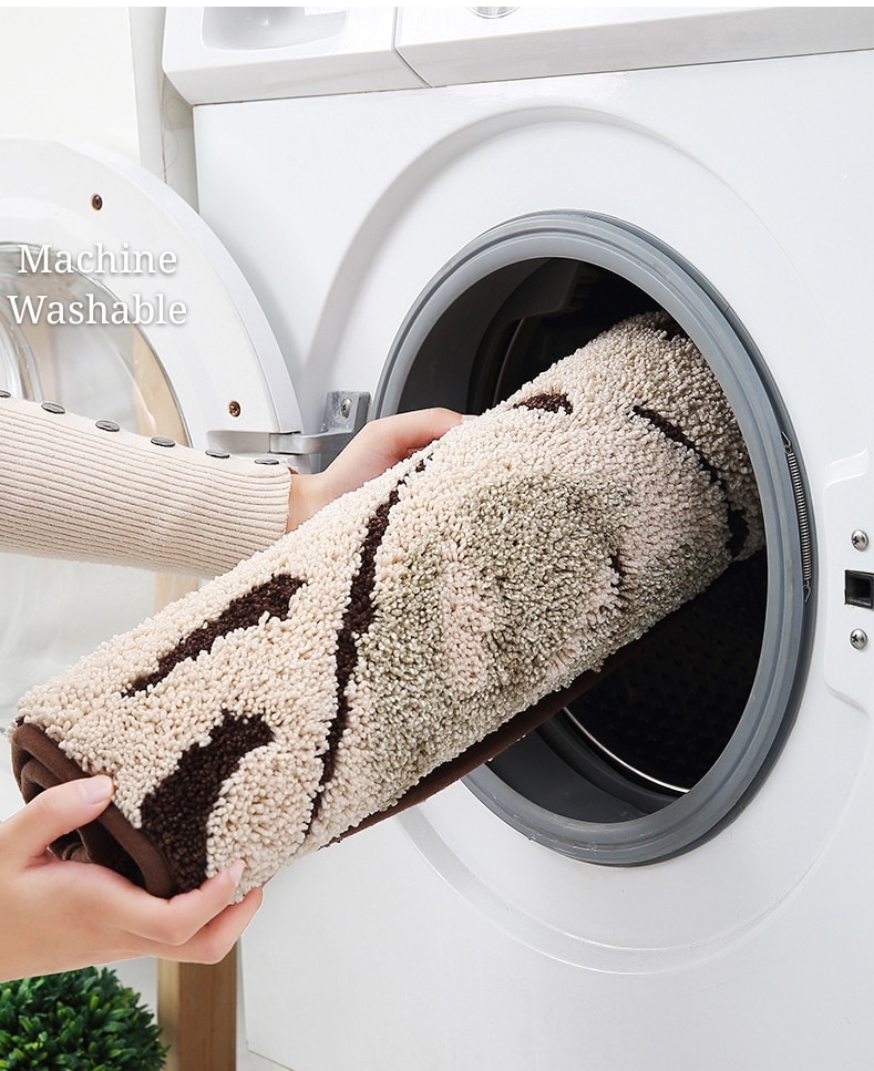 Anti-Slip Vloer Tapijt Blad Patroon Zachte Badkamer Mat Home Decor Absorberende Slaapkamer Hal Badmat Wc tapijt 1Pcs
