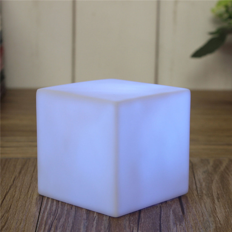 LED Kleurrijke Veranderende Stemming Cubes Night Glow Lamp Licht Gadget Gizmo Home Decor Romantische Verlichting 7 Kleur