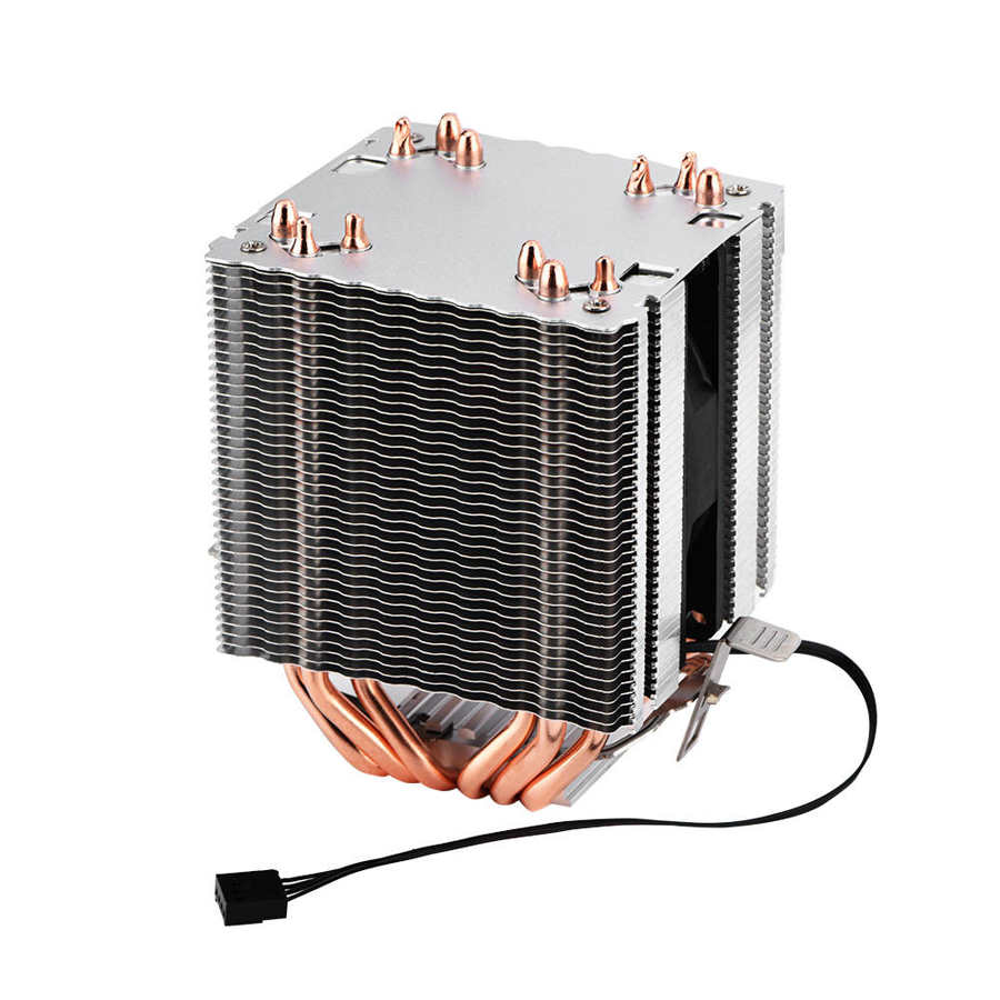 6 Heatpipe CPU Cooler Temperature Control 6 Heatpipe CPU Cooler Quiet 800-2200 Revolutions CPU Cooler Air Cooling Dual-tower