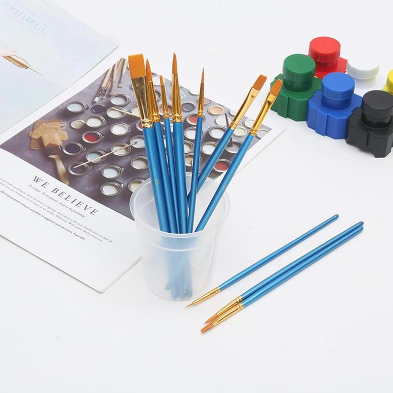 Paint Art Tools Black/blue Pen & Oil Painting Bracket Handle Palette White Accessories & Color & Flower Scraper Canvas Wood