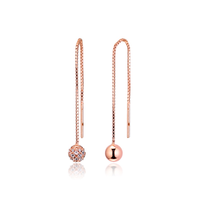 CKK Lucido & Pavimenta Il Branello Orecchini a pendaglio Pendientes Brincos 925 Gioielli in argento sterling Oorbellen kolczyki Aretes de mujer Orecchino