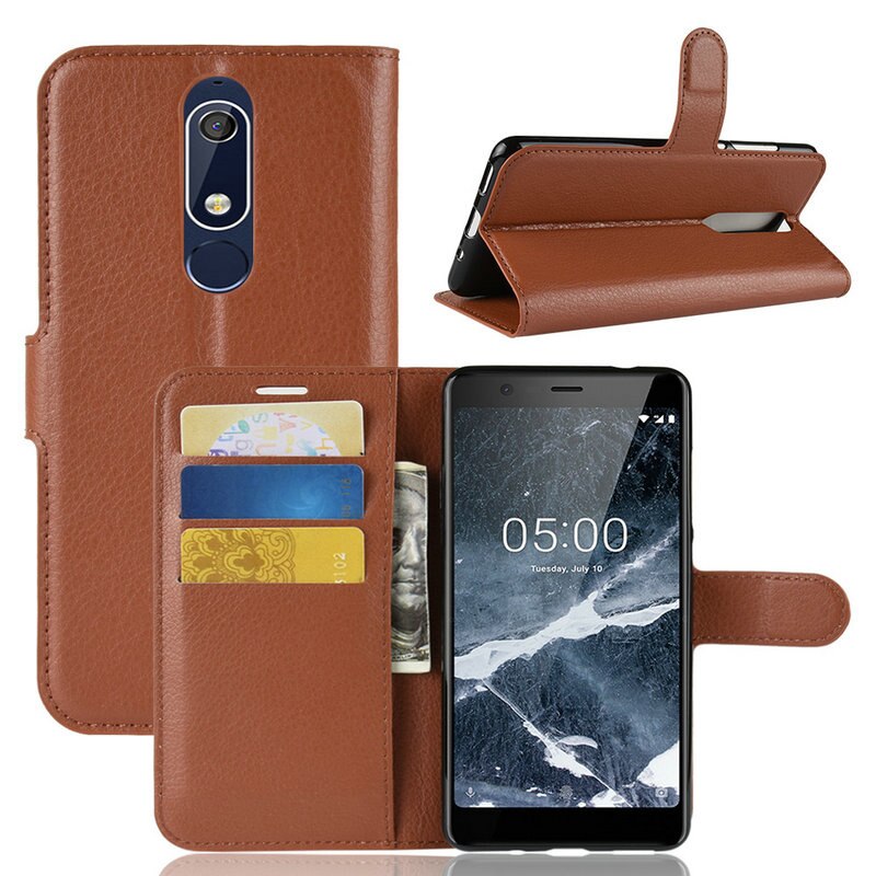 Voor Nokia 5.1 5 Ta-1061 Wierss Portemonnee Telefoon Geval Voor Nokia 5 Ta-1053 Ta-1024 Flip Lederen Beschermhoes Etui Coque Fandas Case