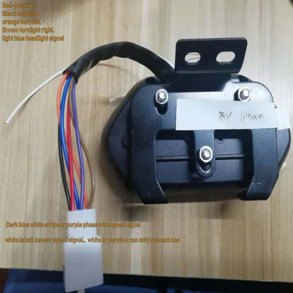 speedometer LCD DISPLAY 48v60v72v84v96v120v144v light/battery level indicator for Electric scooter gauge bike tricycle dashboard