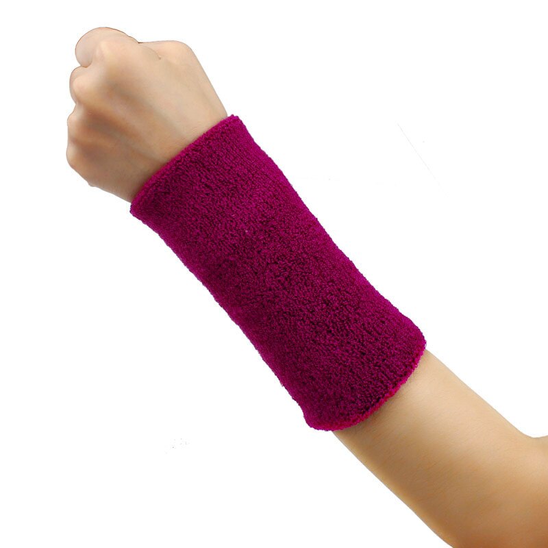 Sweat Band Sweatband Wristband Arm Band Basketball Tennis Gym Yoga Bracers Elbow Support Sports protection
31: Purple