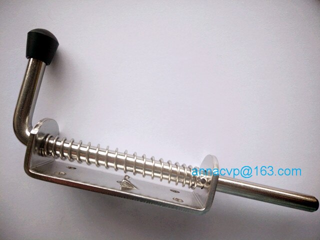 stainless steel Tailgate Latch Fastener Lock Spring Loaded 12mm x 255mm spring loaded catches,Truck Trailer Ute trailer parts