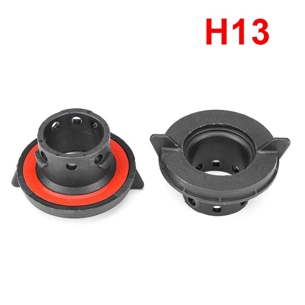 Par de luces LED para faros de coche, porta adaptador de bombilla Base, enchufes de retención para H1, H3, H4, H7, H11, H13, 9004, 9005, 9006, 9007 y 880: H13