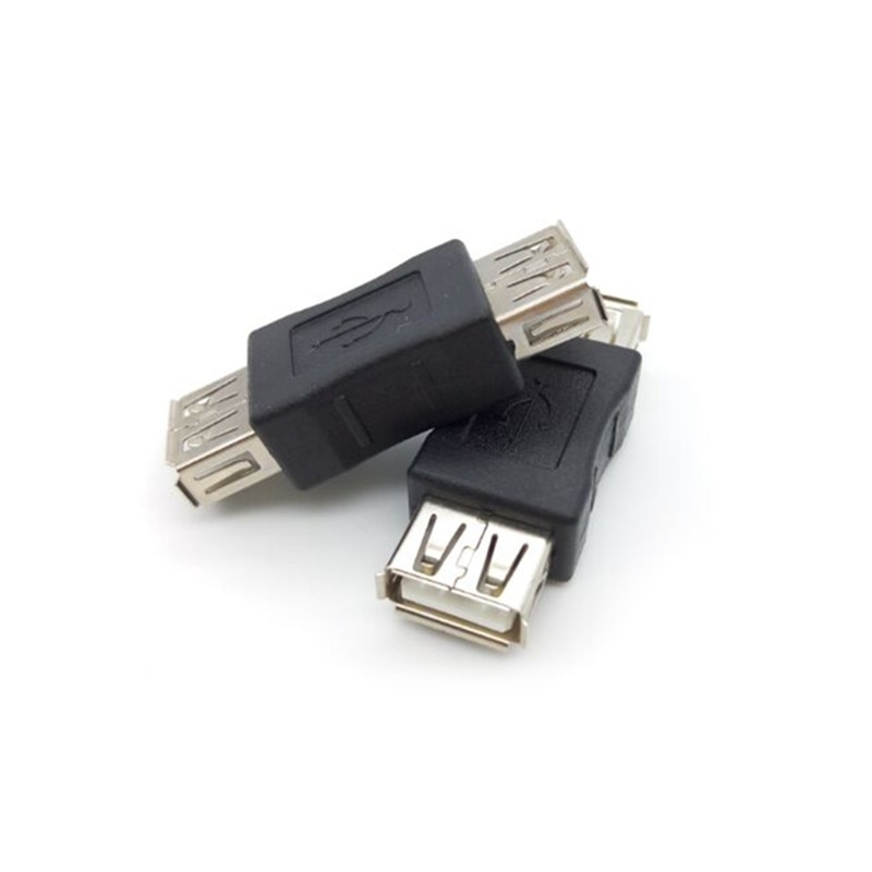 Usb 2.0 Plug Een Vrouw Tot Vrouw Koppeling Cord Adapter Connector Extension Extender Data Kabel M/M Converter