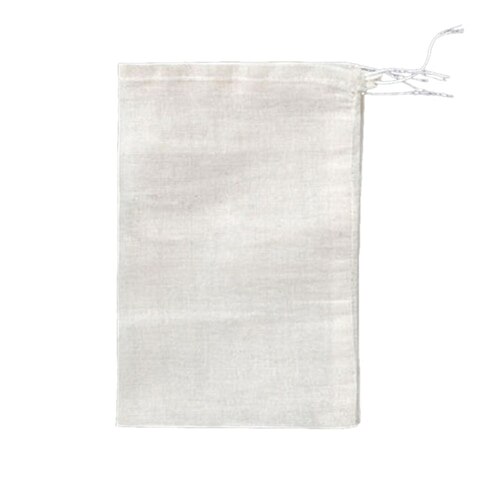 Bolsas de algodón para colar té, muselina Medicinal, con cordón, Hash, Burbuja, filtro para hierbas, 10 Uds.
