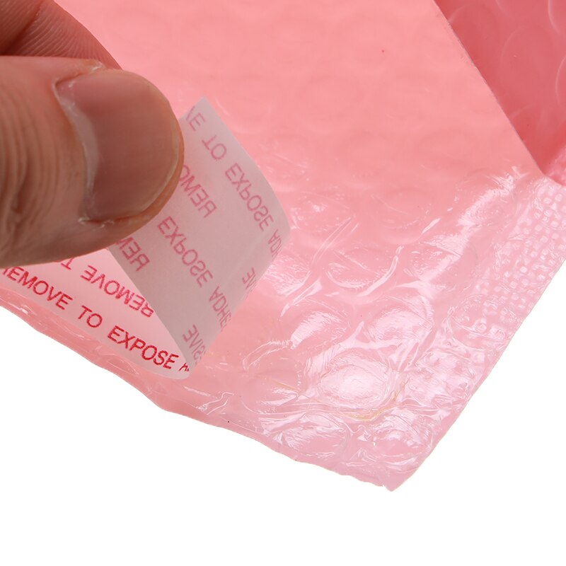 Enveloppes à bulles roses en Poly, pochettes rembourrées auto-scellantes, pour livre, Magazine, courrier, 30/50 pièces