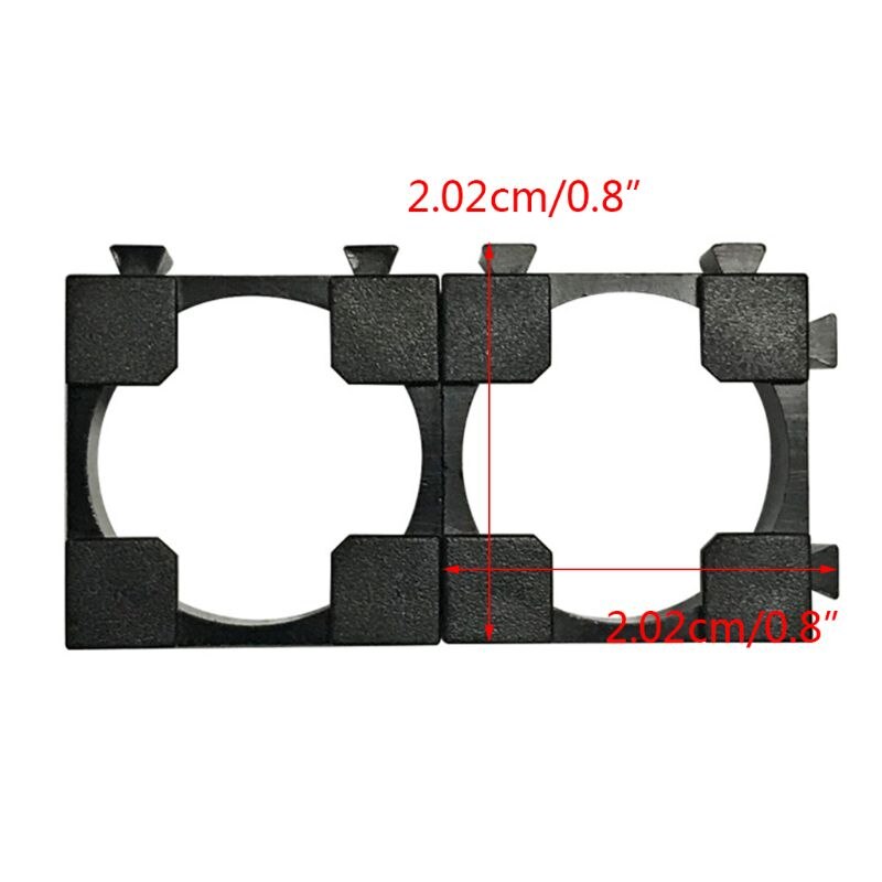 20PCS 18650 Lithium Cell Cylindrical Battery Case Holder Batteries Pack Bracket