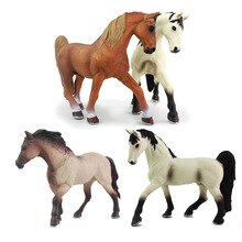 Simulatie Diermodel Paarden Action Figures Kinderen Home Decor Fairy Tuin Decoratie Accessoires Beeldje Cadeau voor Kinderen Speelgoed