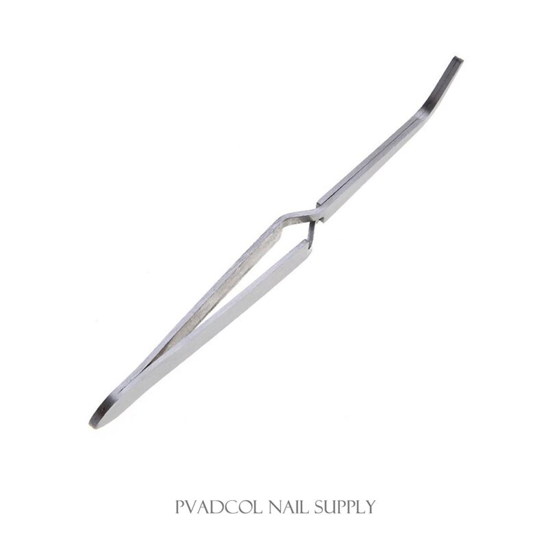 Titanium Nail C Curve Pinching Pusher Tool Multi Function Clamp Sculpted Acrylic Nails Pincher: Normal Pincher