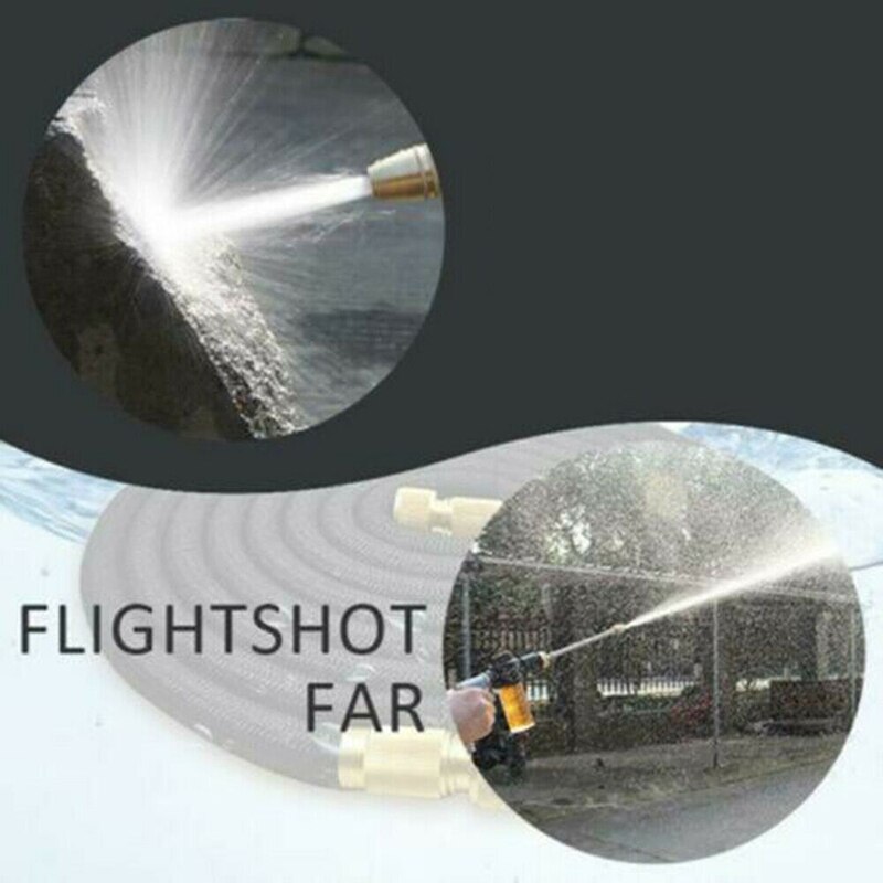 High Pressure Water Spray Gun Metal Brass Nozzle Garden Water Pipe Lawn Car Wash Car Spray Gun Cleaner