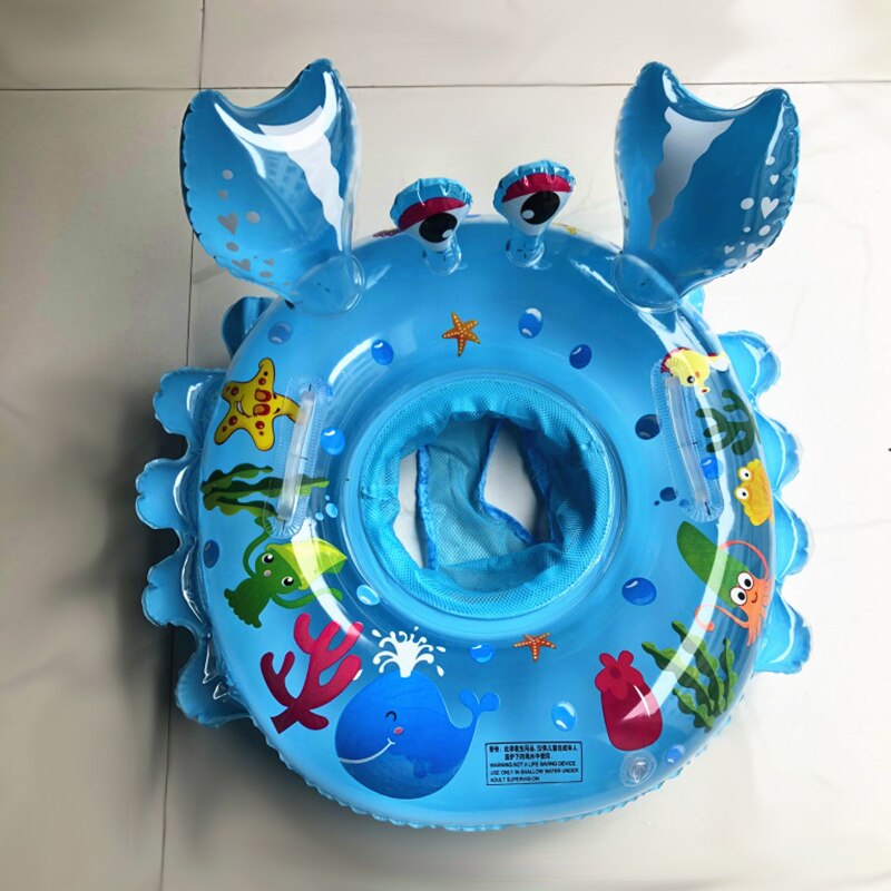 Crab Environmental Protection PVC Baby Swimming Ring 0-4 Years Old Children Sitting Ring Armpit Inflatable Toy Boys And Girls