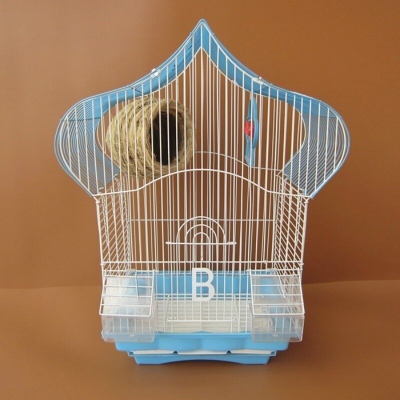 Bird Parrot Handwoven Straw Cage Animals Hamster Parrot Hatching Breeding Cave