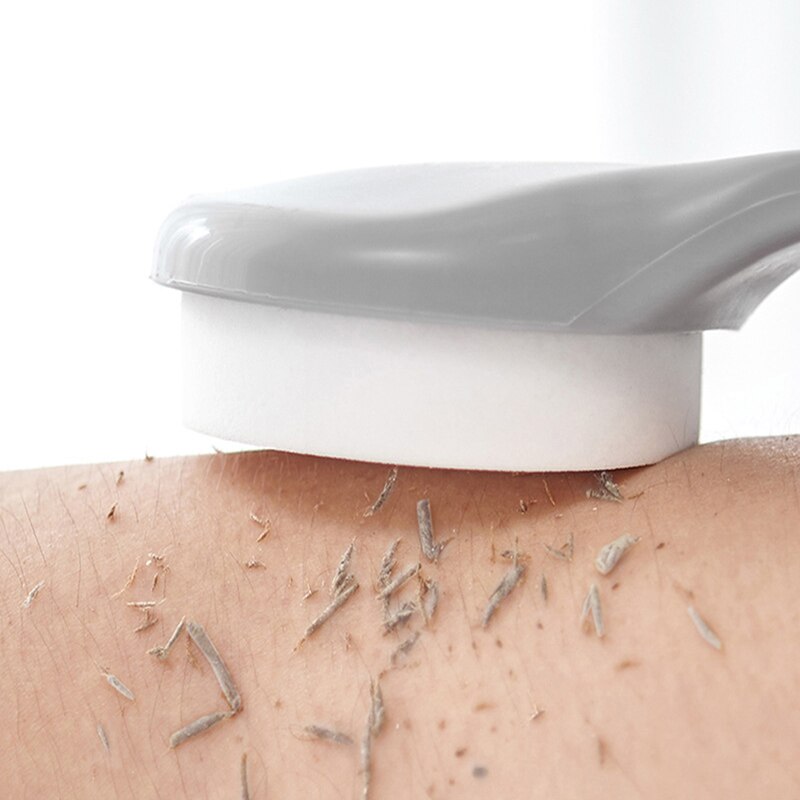 Exfoliërende badspons met lange steel, rugscrubber, badkamerborstel, exfoliërende reinigingsapparatuur, doucheborstel