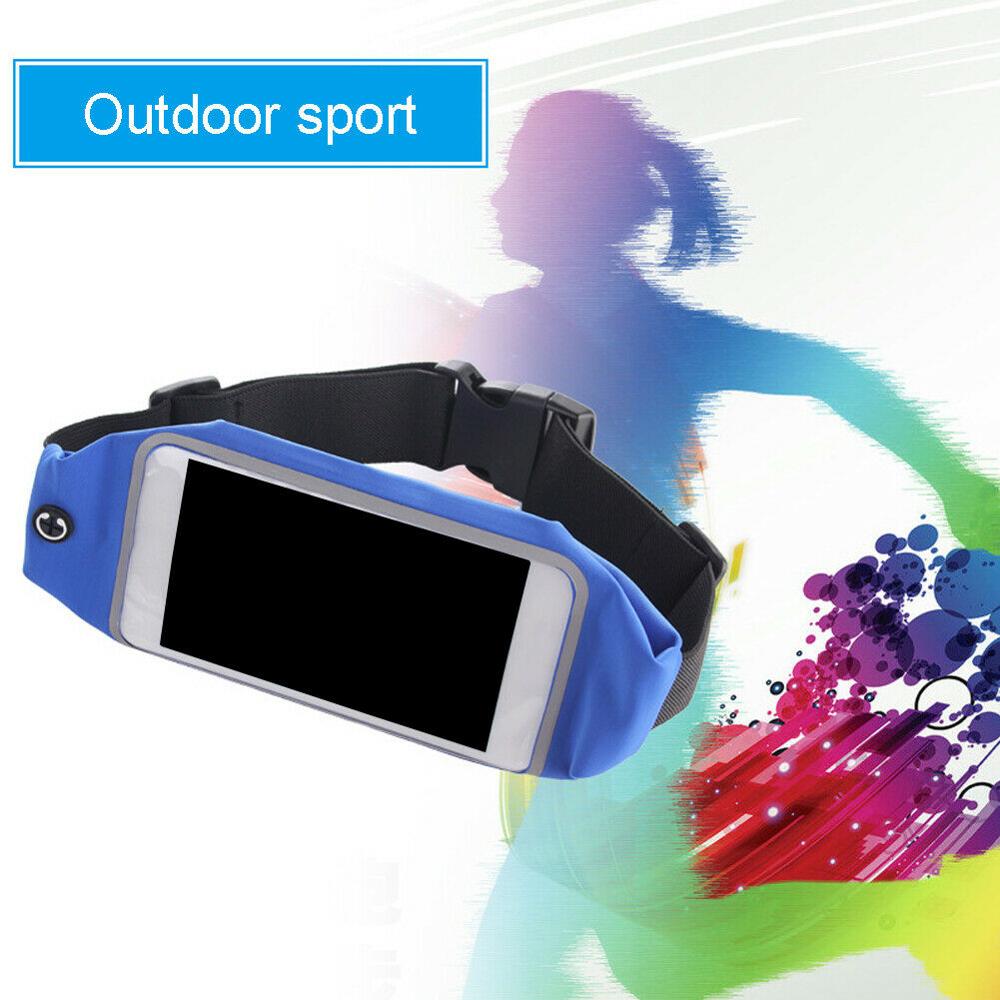 LYBALL Running Waist Bag Pocket Outdoor Sports Bag Belt Pack Phone Case Cover for iPhone 8 7 6 5S SE 5 Samsung S6 Smartphne 5"