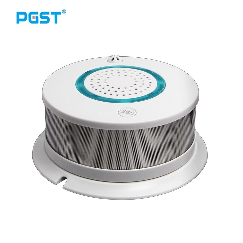 PGST 438R Smoke Detector Fire Protection Sensitive Alarm Sensor Firefighters for 433MHz Alarm Home Security System: 1.