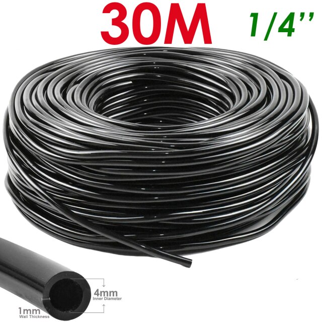 30-50M Automatische Kugelhahn Timer Garten Bewässerung Bewässerung System Outdoor Balkon Tropf Kits Einstellbare Düsen Gewächshaus: Rosa