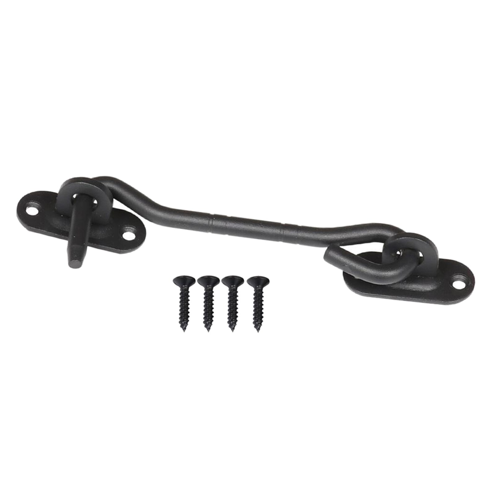 4 "inoxydable grange porte serrure cabine crochet intimité crochet avec vis de montage pour porte de Garage pivotant fenêtre volets chambre placard