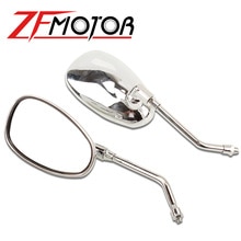 Voor YAMAHA VMAX12 Vmax 1200 XJR400 XJR1200 XJR1300 XV125 XV250 SR250 SR400 Dolfijn 250 achteruitkijkspiegel Motorfiets Achteruitkijkspiegel Spiegels