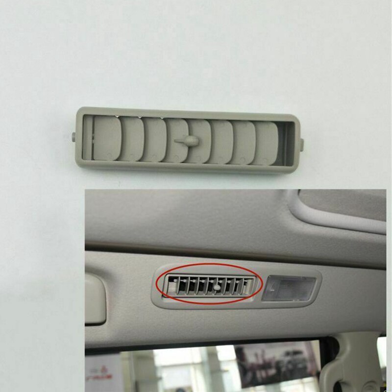 Salida de ventilación de aire acondicionado lateral para techo de coche, cubierta de Panel de rejilla A/C para Mitsubishi Pajero V93 V97 7842A069YA: beige